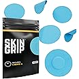 Skin Grip Adhesive Patches for Freestyle Libre 3 CGM – Waterproof & Sweatproof Adhesive for 10-14 Days, Pre-Cut Adhesive Medical Tape, Continuous Glucose Monitor Sensor Cover – 20 Pack, Blue