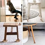 Zhujiehigh 8 Pcs Felt Floor Cups Pads 6 cm Non Slip Furniture Protectors view 5