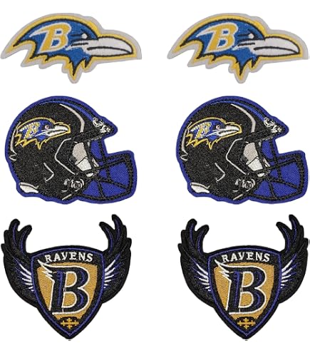 Amazon.com: Ravens Rhinestone Iron-On Logo Transfer Decal display picture 1