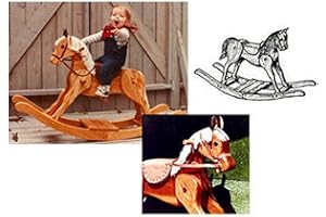 Woodcraft Project Paper Plan To Build Merrilegs Rocking Horse - Material Not Included