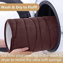 Buganda Memory Foam Bathroom Rug Mat 54x24, Extra