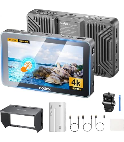 Amazon.com: Godox GM7S 7 Inch 1920x1200 4K HDMI Touchscreen on