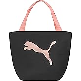 PUMA Unisex Kid's Adventure Lunch Tote, Black/Rose Gold, Small