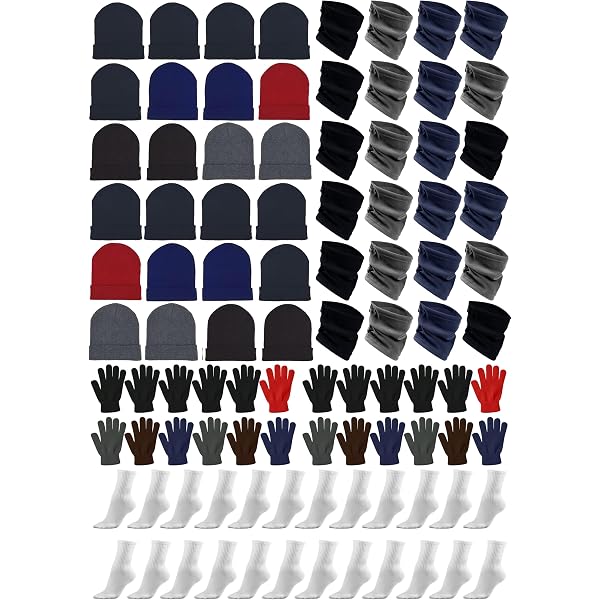 36 Pack Winter Bulk Bundle Knit Gloves, Beanies, Fleece  display picture 1