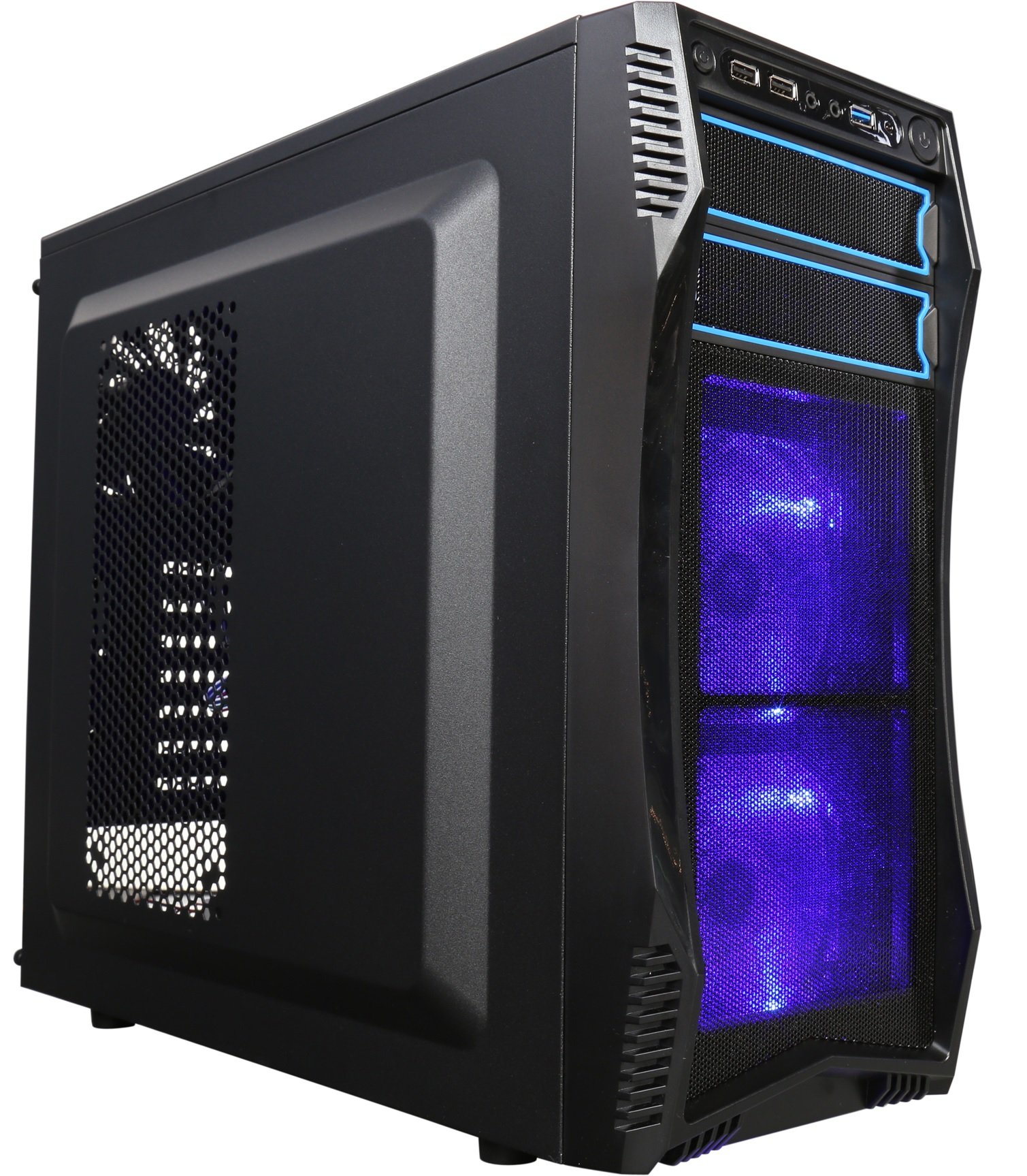 Mua ROSEWILL ATX Mid Tower Gaming Computer Case, Gaming Case with Blue
