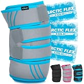 Vive Knee Ice Pack Wrap - Cold/Hot Gel Compression Brace for Pain Relief | Strap for Arthritis Pain, Tendonitis, ACL, Athletic Injury, Osteoarthritis, Women, Men, Running, Meniscus, Patella, Surgery