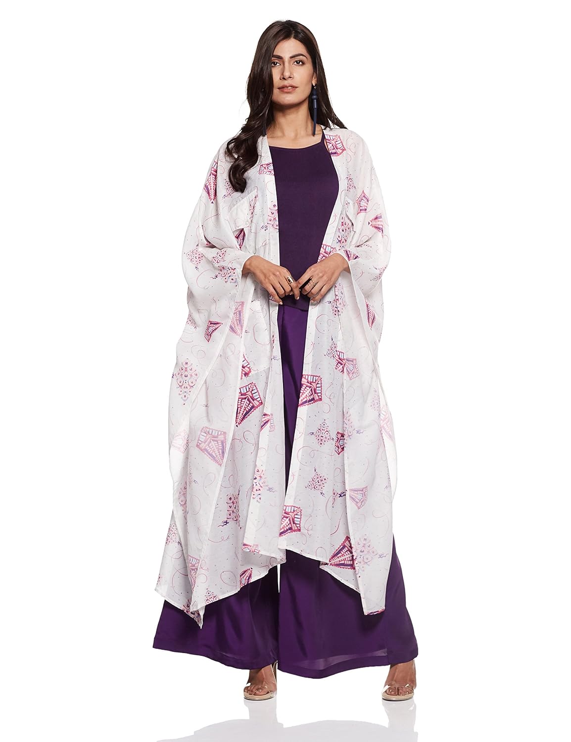 rheson by sonam & rhea kapoor women's big pocket cape shrug