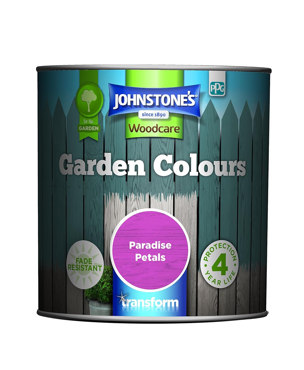 Johnstone's 1 Litre Garden Colours Paint Paradise Petals Amazon.co