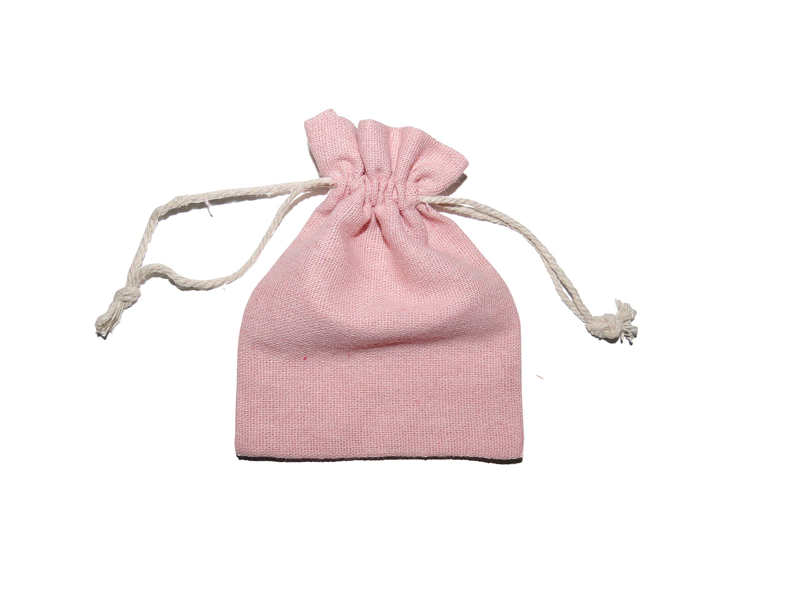x12 Pink Natural Linen Drawstring GIFT BAGS - for Gifts Wedding Favours Bulk Wholesale