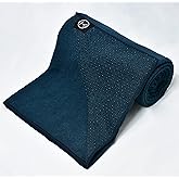 Tatago Hot Yoga Mat Towel Non Slip for Hot Yoga (72" or 84" Mats) Our Hot Yoga Towel Non Slip Silicone Dabs & Absorbent Micro