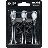 PRO-SYS&reg; Black VarioSonic Electric Toothbrush Replacement Heads (V110 Ultra Soft)