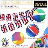 YAAVAAW Union Jack Flag Bunting 10m 30 Flags FIFA World Cup Decoration UK UK view 3