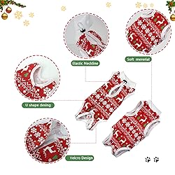 hipet Cat Christmas Clothes Costume Cat Surgical