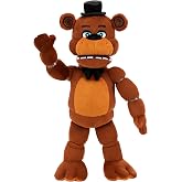 Jazwares Five Nights at Freddy&rsquo;s 14&rdquo; Poseable Sound Classic Freddy Plush - 4 Sounds, and Glow-in-The-Dark Eyes - Ages 8+