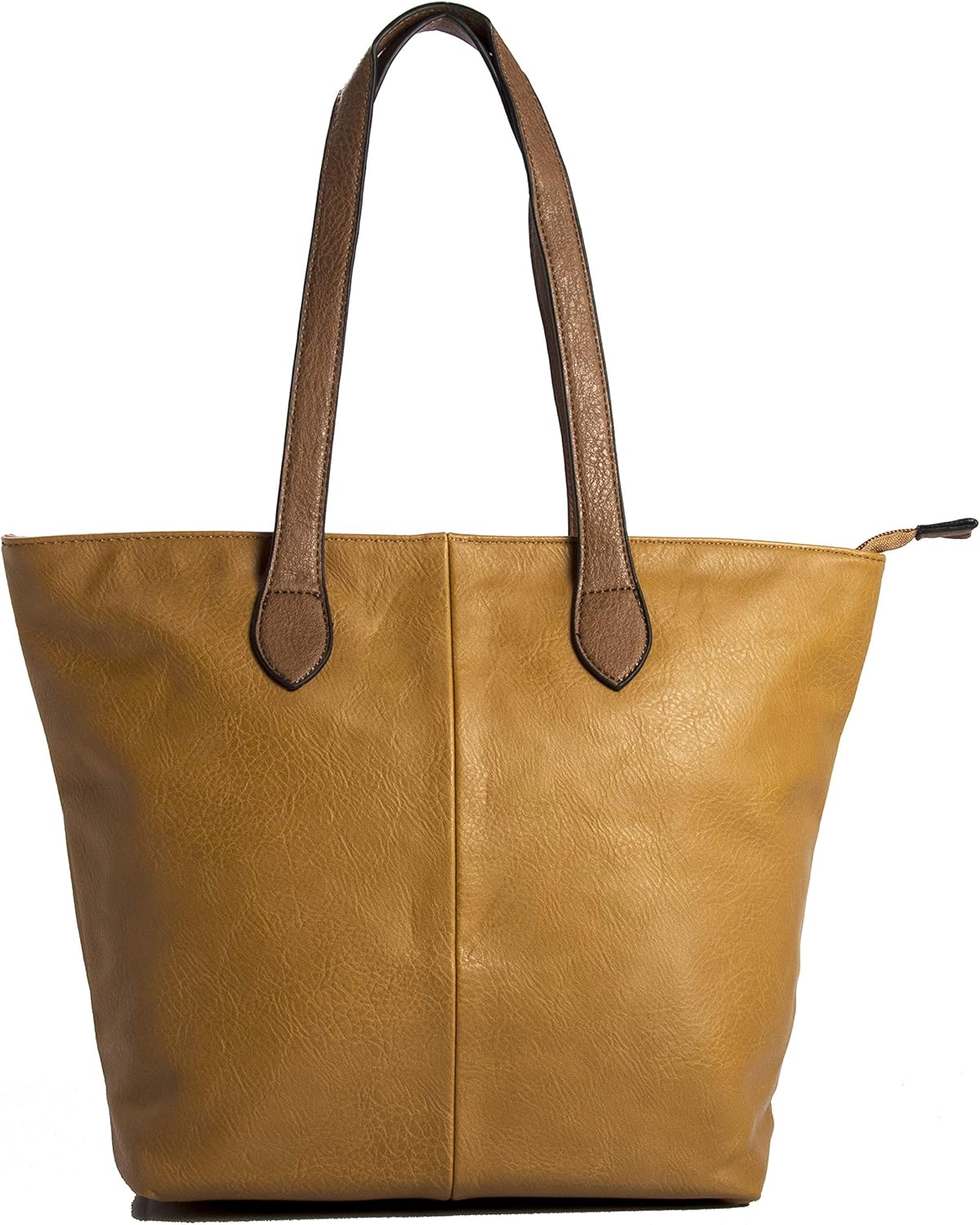 plain leather tote bag