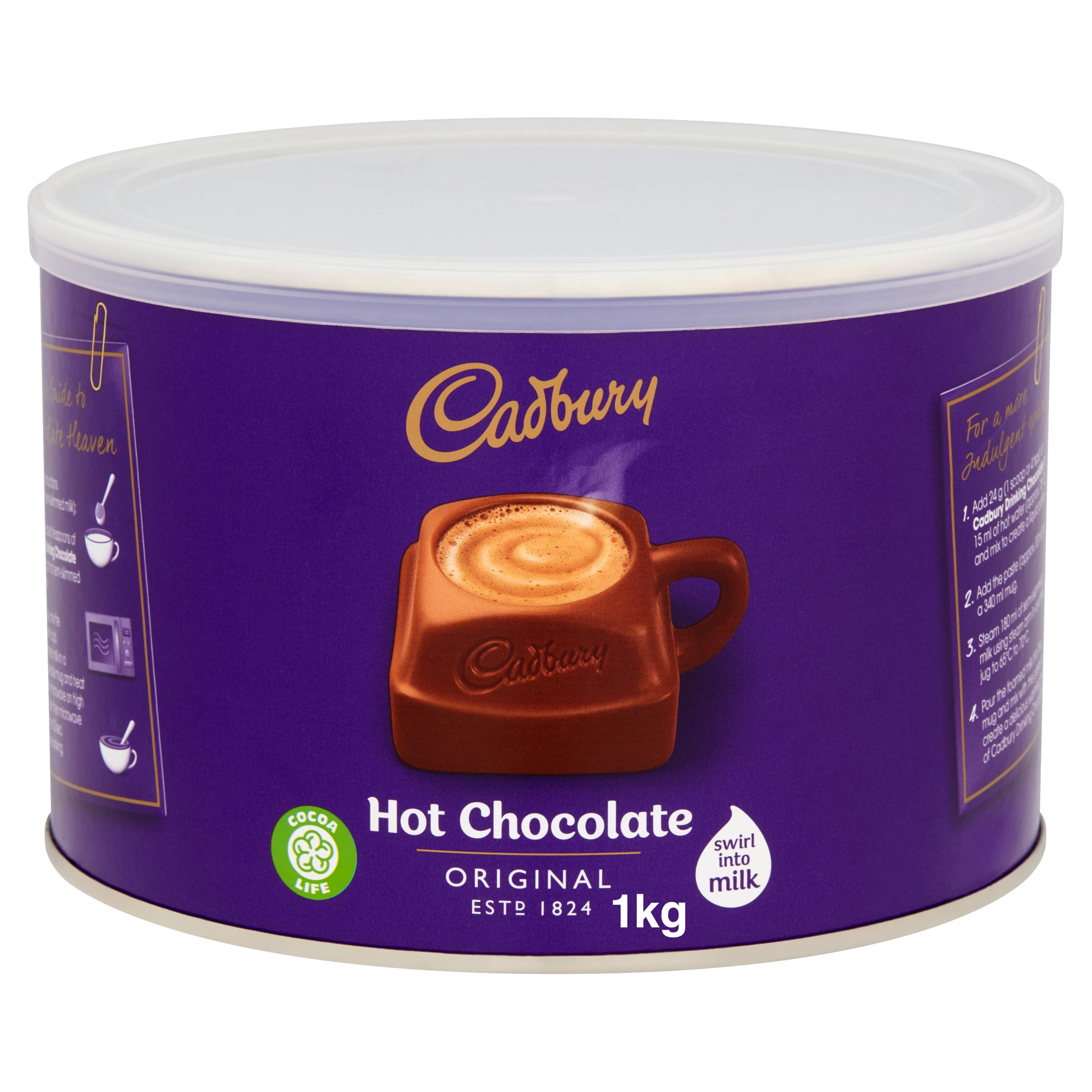 Cadbury Hot Chocolate, 1 kg (Packaging may vary)