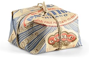 BRERAMILANO G. Cova & Co. Panettone Classico Italian Christmas Cake 1.12 Kg (39.5 Oz)