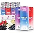 Moment Botanical Soda Soft Drink (Shark Tank) - SPARKLING Drinks | Berry Blast | L-Theanine & Ashwagandha for Calm & Clarity | 0 Added Sugar 0 Caffeine | 12-pack