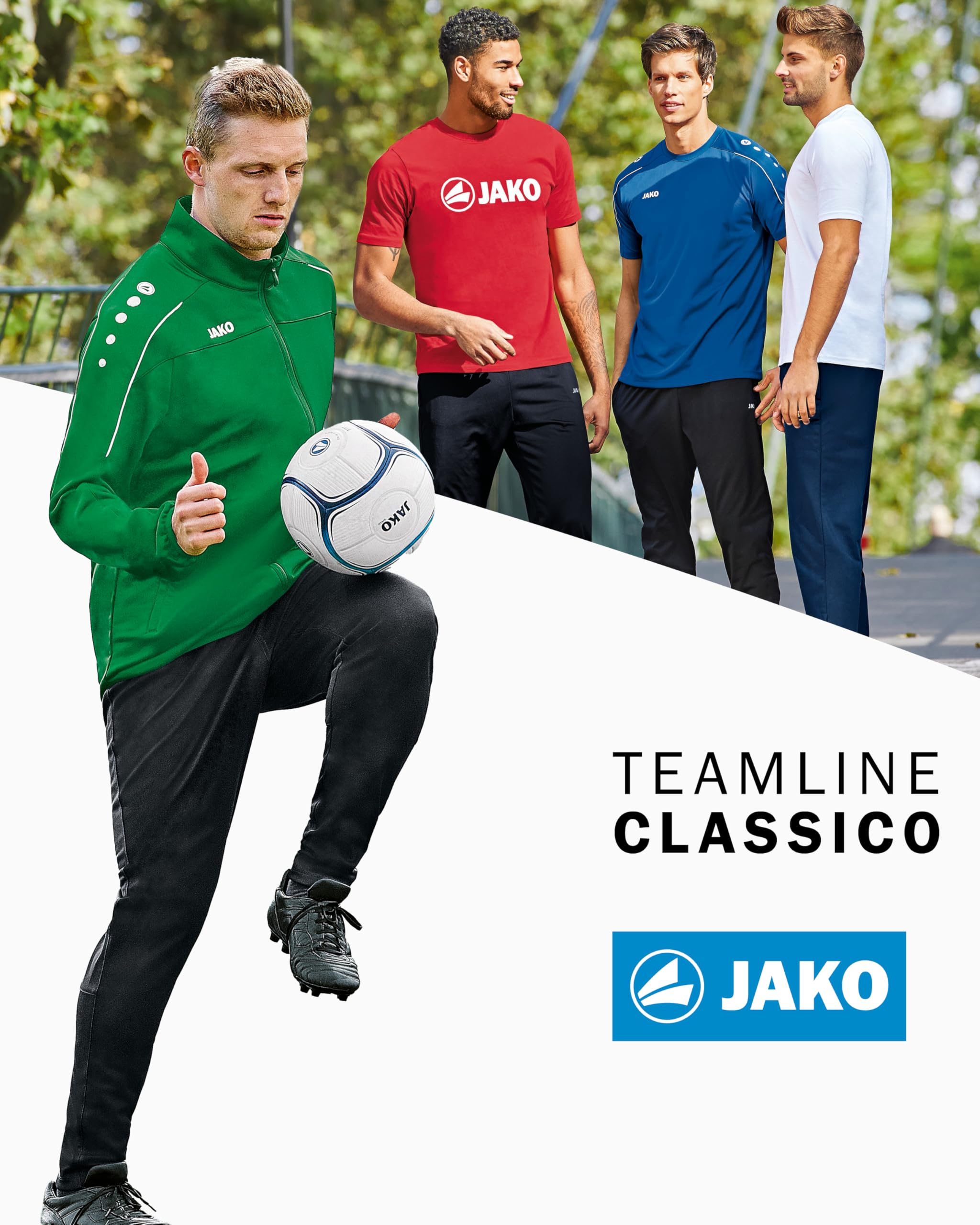 JAKO Herren Polyesterhose Classico, Schwarz, XL 4