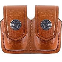 Leather Double Speedloader Case Nra