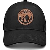 Bigfoot Hat Funny Sasquatch Hats Gifts Stuff for Men Women Black Baseball Cap