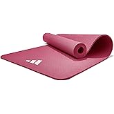 adidas Yoga Mat - Eco Friendly - Non Slip, Durable Textured Surface, 8mm