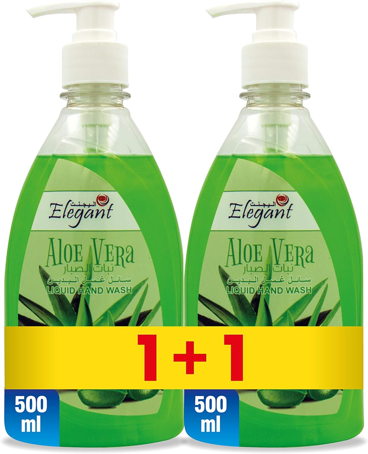 Elegant Aloe Vera Antibacterial Handwash 500ml Set of 2 Keep your