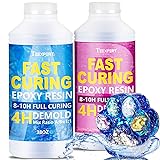 Teexpert Epoxy Resin-76OZ Fast Curing Epoxy Resin 4