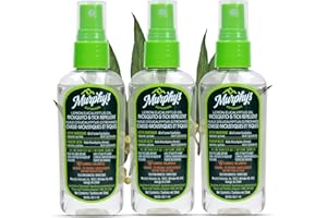 Murphy's Outdoors Mosquito & Tick Bug Repellent Spray, Oil of Lemon Eucalyptus for Skin and Outdoor Gear, 59mL Pump, 3-Pack
