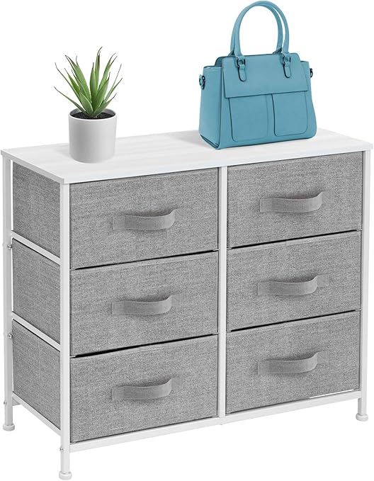 Amazon Com Sorbus Dresser With 6 Drawers Furniture Storage