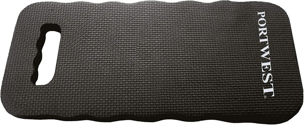 Portwest Kneeling Pad Black One Size HPPE Outer Skin Integral Carry Handle