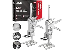 Kolvoii Labor Saving Arm Jack, 2 Pack Furniture Lifter with Two-Speed Drop Modes, Stainless Steel Multi-Function Height Adjus