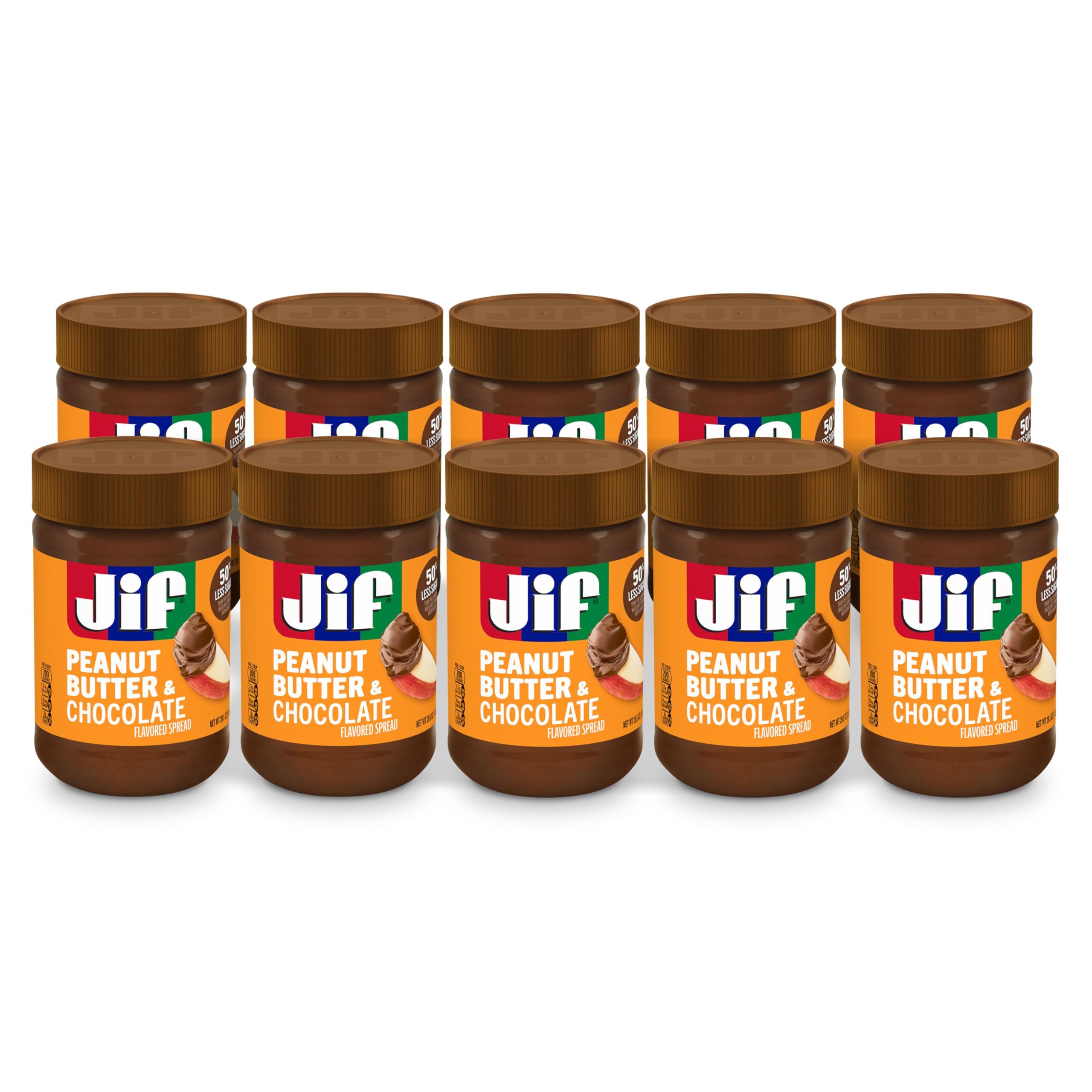 Jif Peanut Butter & Chocolate Flavored Spread, 29.5