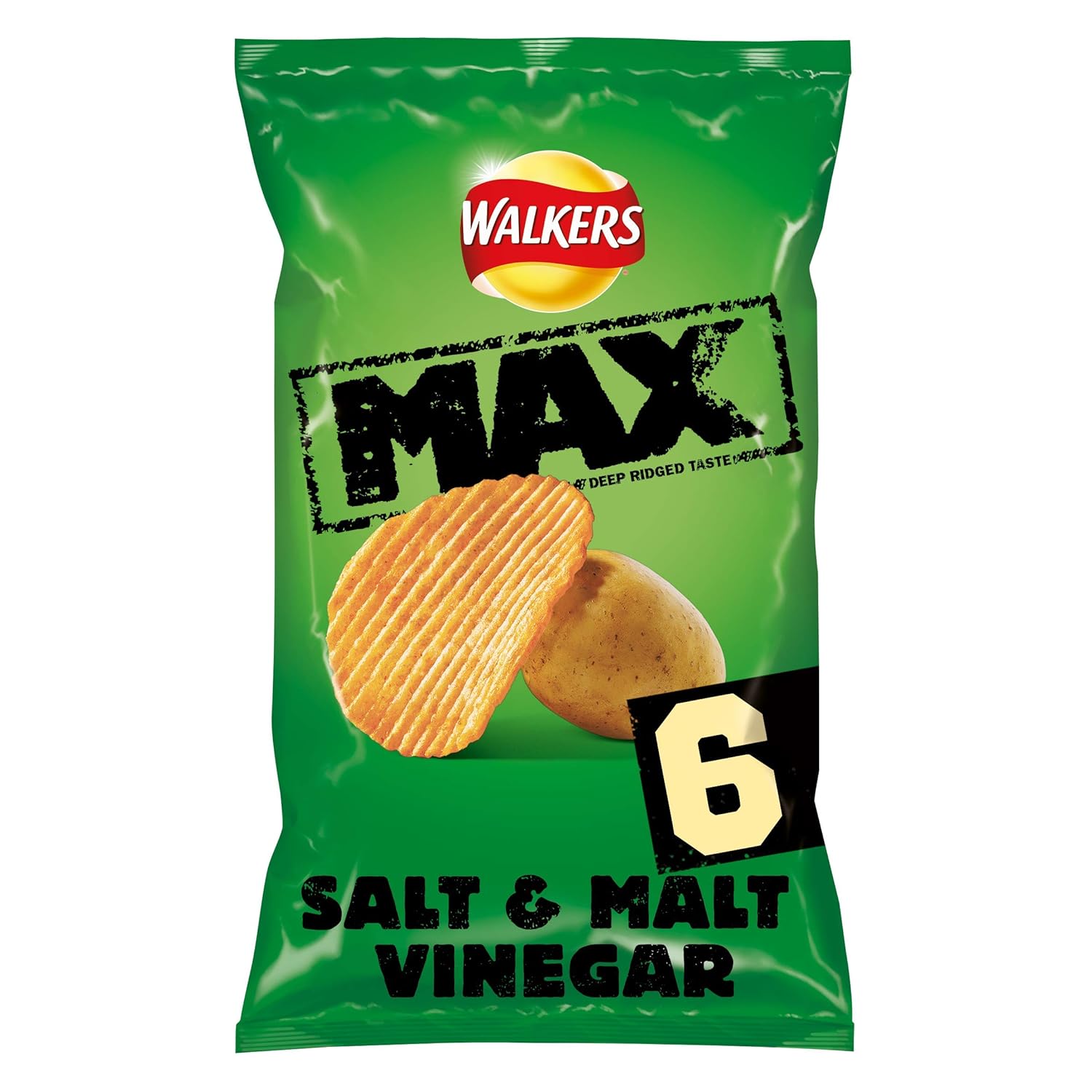 Walkers Max Salt and Malt Vinegar, 6 x 27 g Amazon.co.uk Prime Pantry