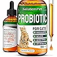 Probiotics for Cats for Digestive Support – Cat Probiotics for Indoor Cats Help with Colic, Upset Stomachs, Diarrhea, Gas, an