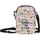 MNIGIU Group Members Messenger Bag Korean Pop Music Lover Gift I'll Bring The K-pop Girl Band Crossbody Bag Anime Merch