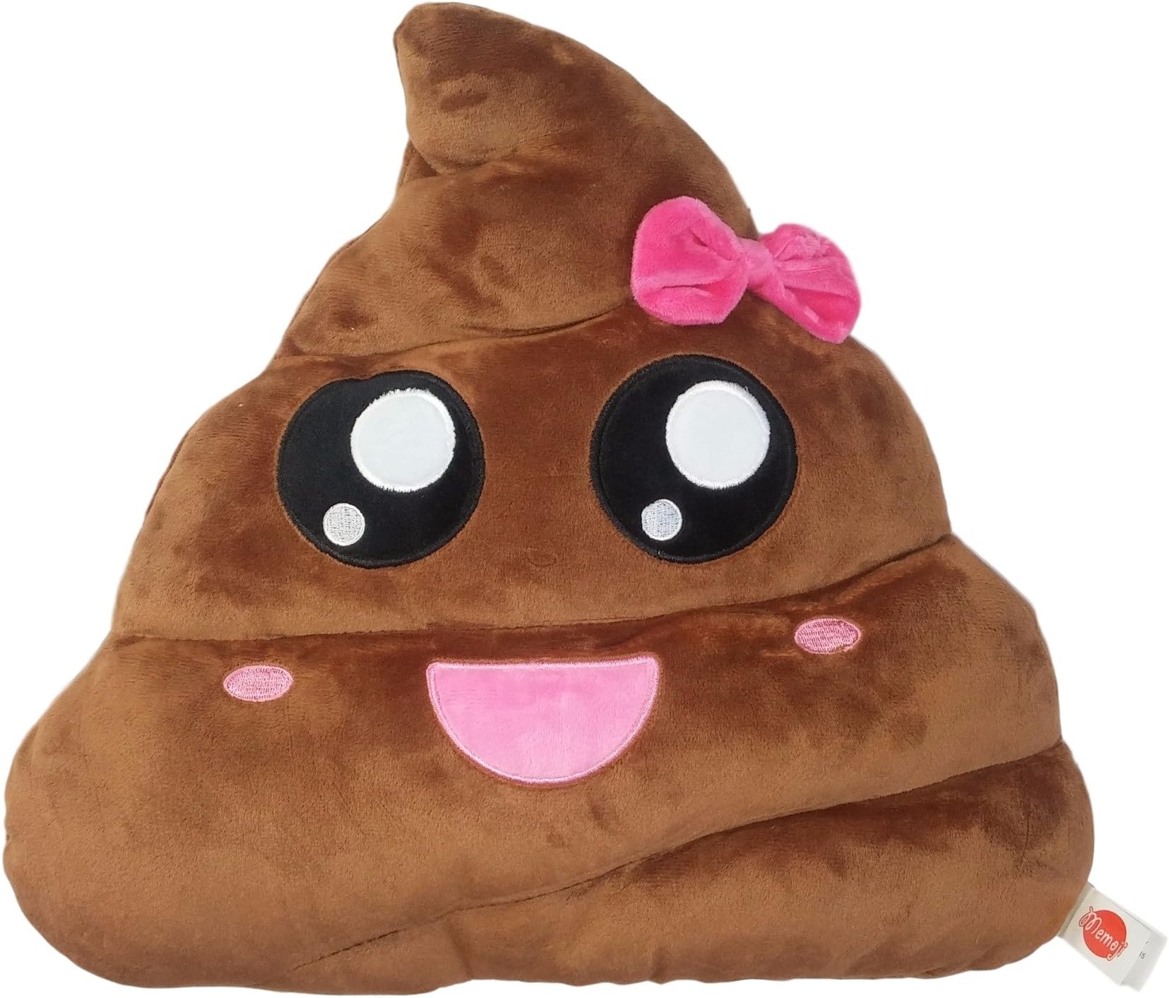 Memoji 14" Emoji Pillow (Girl Poop)
