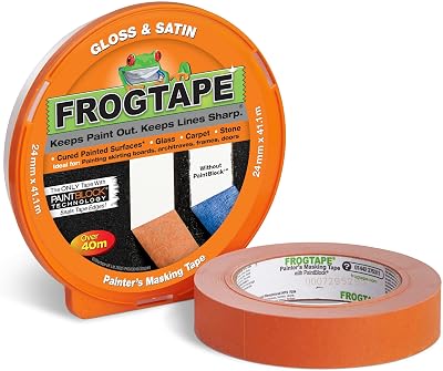Frog Tape Orange Gloss & Satin Painters Masking Tape 24mm x 41.1m