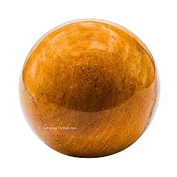 Amazing Gemstone Yellow Jasper Crystal Ball - 1