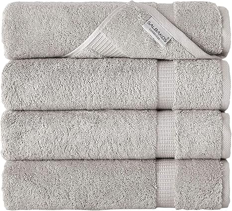 SALBAKOS Handtuchkollektion Cambridge 70cm x 140cm - 4er Set in Taupe