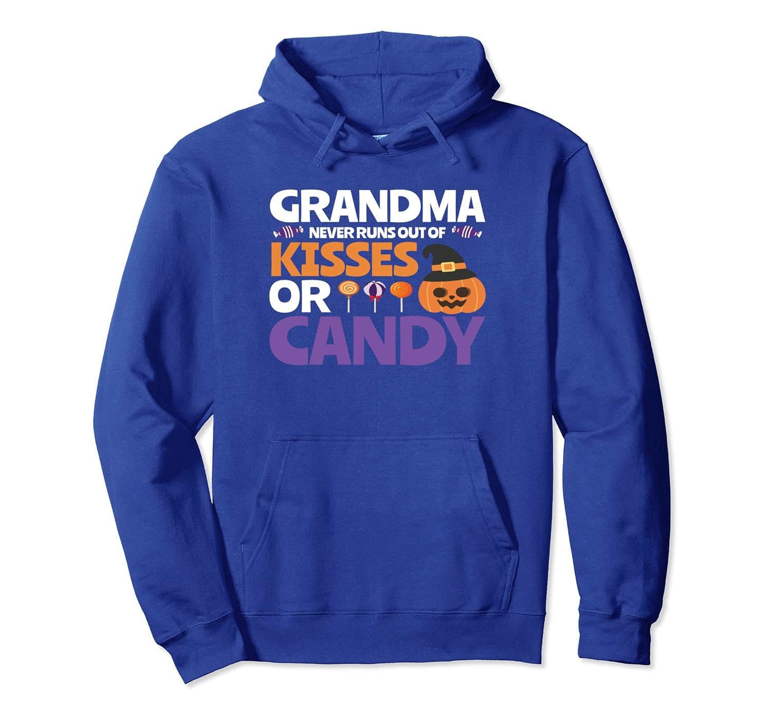 Grandma Kisses & Candy Halloween Cute Funny Nana Hoodie-ANZ