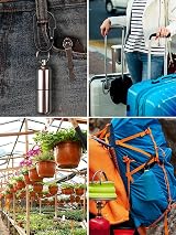 MABUSIYI D Ring Carabiner Clip with Screw Lock 8cm 6pc Black view 5