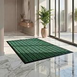 Cozy Haven Rubber Rug Outdoor Indoor Non-Slip Dirt Trapper 120x150 Green