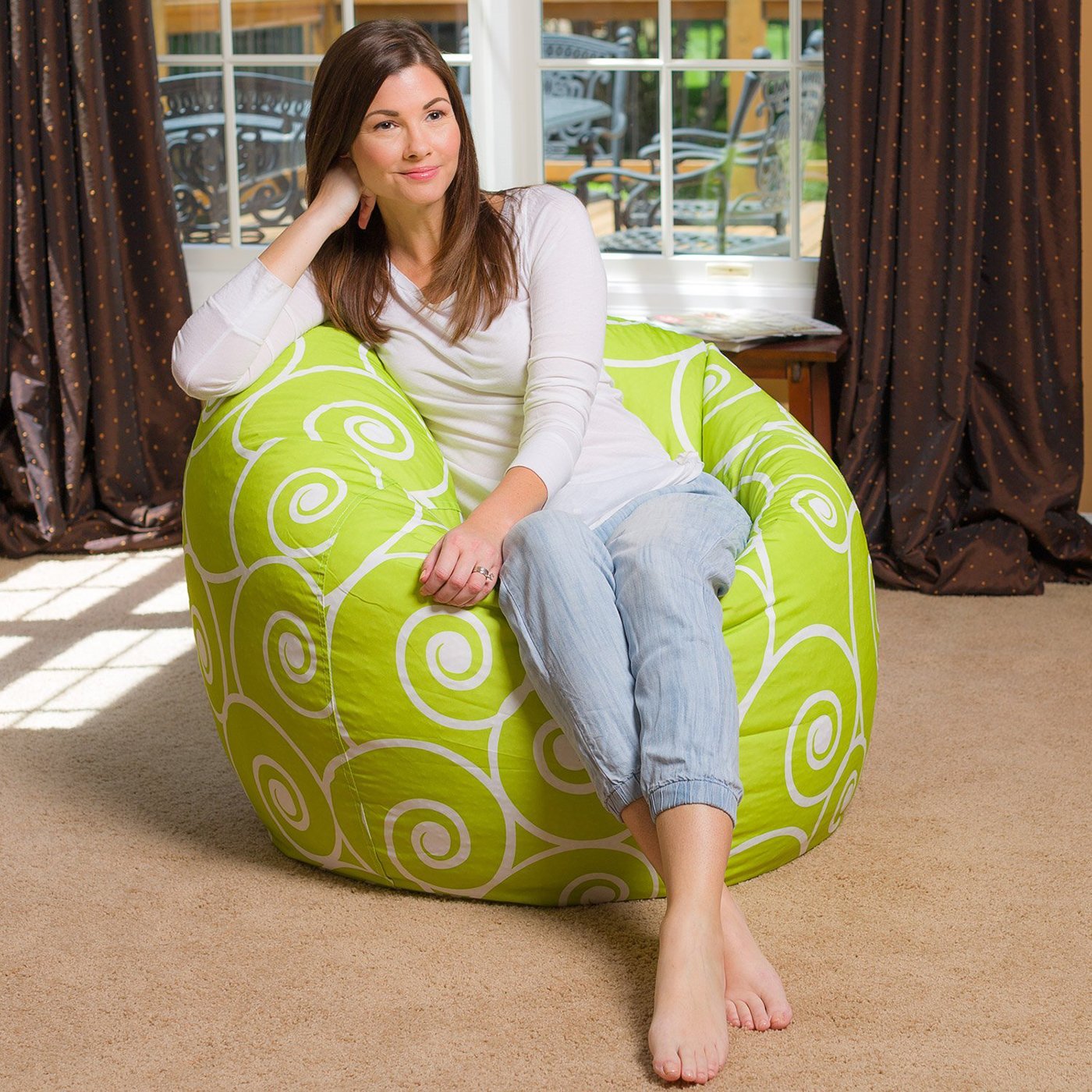 XXXL large bean bag with beans filled