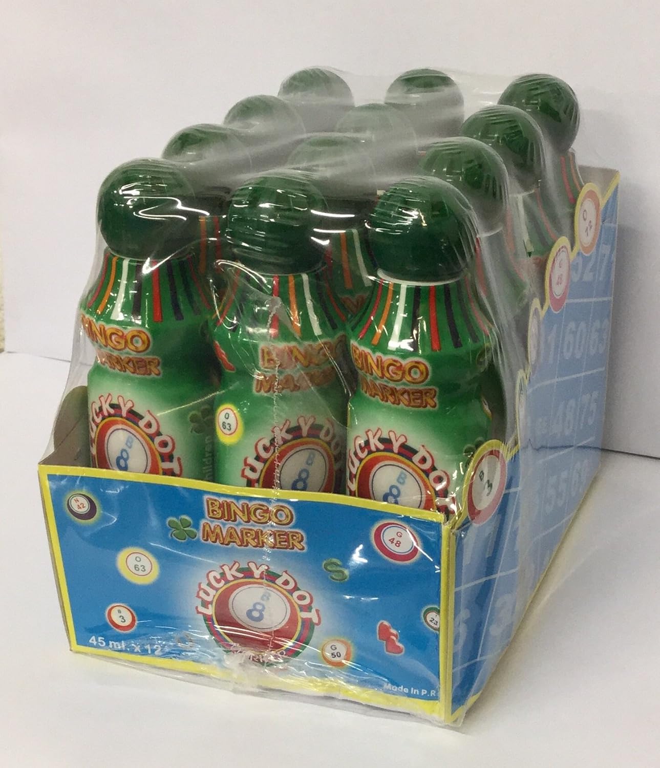 12 Pack Of Medium Green Bingo Dabbers/markers 45ml GREEN Amazon.co.uk
