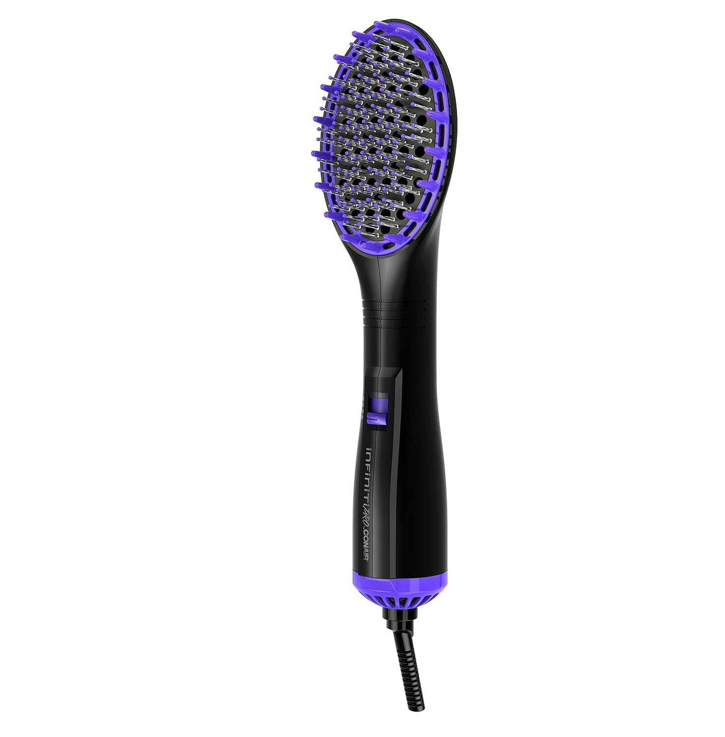 INFINITIPRO BY CONAIR Hot Air Paddle Brush Styler - for a smooth, frizz-free blowout : Beauty