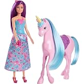 Barbie Mattel Doll & Unicorn Fantasy Playset – Magical Adventure Toy