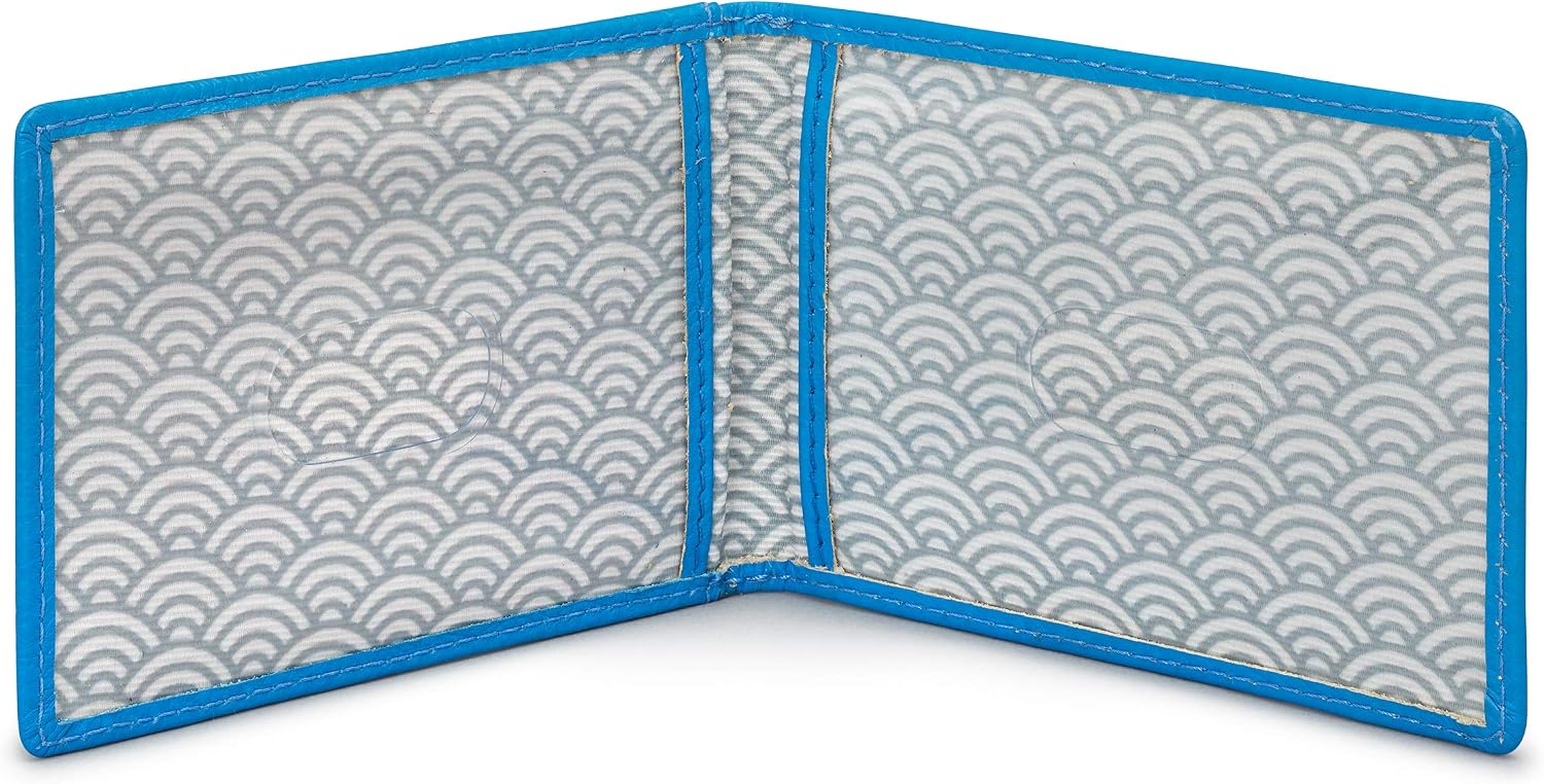 Duke Leather Travel Pass Holder by Yoshi (Cobalt Blue) - Image 3