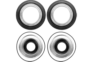 Front Axle Vacuum Knuckle Seal & Hub O-Rings with Dust Assembly Compatible with 2005-2019 Ford F250 F350 F450 F550 Super Duty