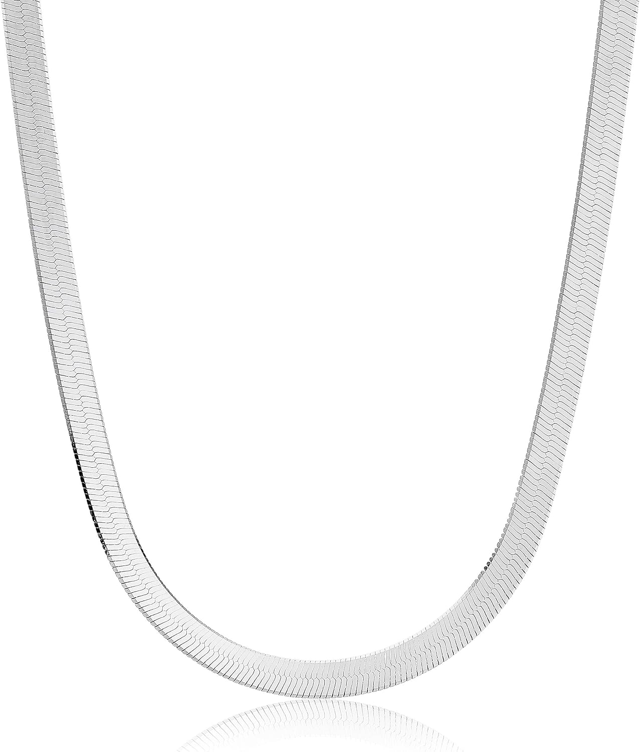 Women's Herringbone Chain Necklace, Sterling Silver, 24 Amazon.ca Clothing & Accessories